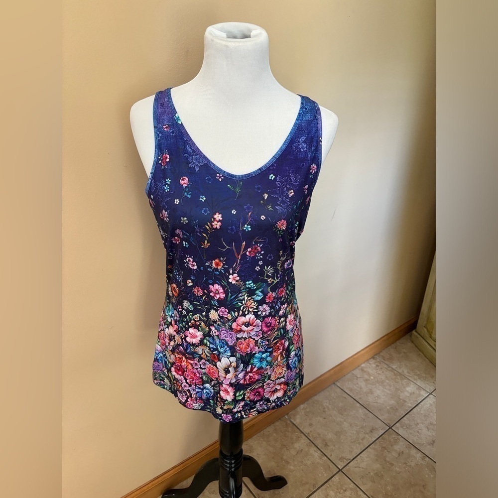Miss Look Women’s Floral Tank Top Cotton Blend